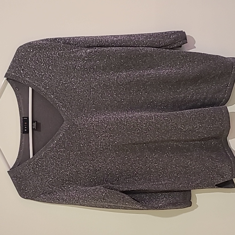 Evie womens silver sweater